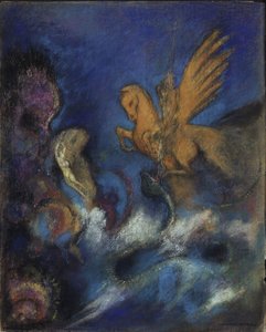 Roger és Angelika, avagy: Perszeusz és Androméda alkotó: Odilon Redon
