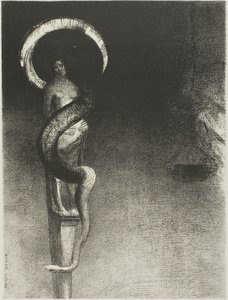Serpent-Halo alkotó: Odilon Redon