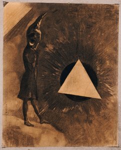 Aggodalom az abszolútumért. Filozófus, 1881 alkotó: Odilon Redon