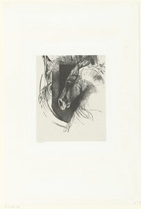 Csataló Le Courcier (cím az objektumon) alkotó: Odilon Redon
