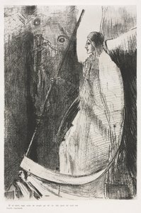 Szent János apokalipszise: És egy másik angyal kijött a templomból..., 1899. alkotó: Odilon Redon
