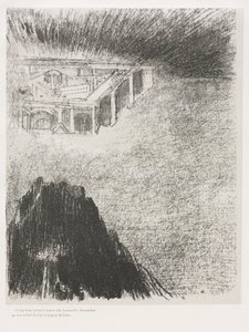 Szent János Apokalipszise: És én, János, láttam a szent várost, Új Jeruzsálem, 1899. alkotó: Odilon Redon