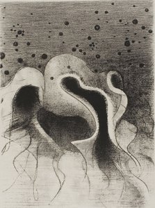 The Beasts of the Sea, Round Like Leather Bottles, 22/24-es tábla alkotó: Odilon Redon