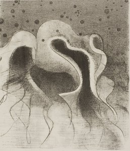 The Beasts of the Sea, Round Like Leather Bottles, 22/24-es tábla alkotó: Odilon Redon