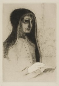 A könyv (Szent Teréz) alkotó: Odilon Redon