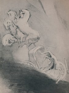 Phaeton bukása, 19. század vége, 1946 alkotó: Odilon Redon