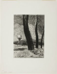 A szerencsejátékos, ötödik tábla az In Dreamsből alkotó: Odilon Redon
