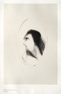 A kísértetház: Az elülső csont szélessége és lapossága, 1896. alkotó: Odilon Redon
