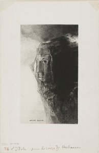 A bálvány, címlapkép Emile Verhaeren Les Soirs című művéből alkotó: Odilon Redon