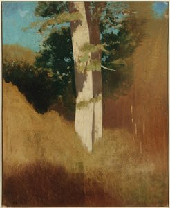 Fa kék égbolttal alkotó: Odilon Redon