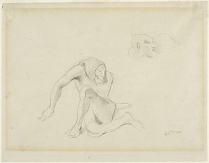 Két groteszk figura alkotó: Odilon Redon
