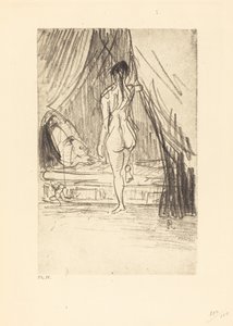 Volupte, Fantome Elastique! (Öröm, rugalmas fantom!) alkotó: Odilon Redon