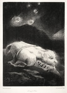 Amikor az élet ébredt a homályos anyagok mélyén alkotó: Odilon Redon