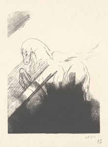 Szárnyas Ló alkotó: Odilon Redon
