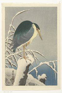 Gém a hóban alkotó: Ohara Koson