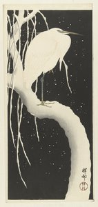 Gém a hóban alkotó: Ohara Koson