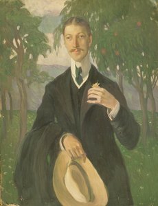 Nyikolaj Gumiljev (1886-1921) portréja 1909 (olaj, vászon) alkotó: Olga Lyudvigovna Della Vos Kardovskaya