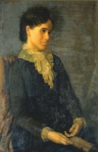 Hester Marian Wait Lay, A művész feleségének portréja alkotó: Oliver Ingraham Lay