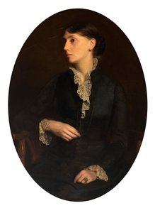 Fidelia Bridges portréja, n.d. alkotó: Oliver Ingraham Lay