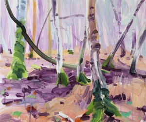 Forêt 14, 2017 (akril, vászon)