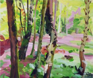 Forêt 15, 2017 (akril, vászon)