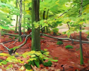 Forêt 5, 2015 (akril, vászon)