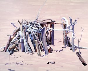 Maison01, 2015 (akril, vászon) alkotó: Olivier Morel