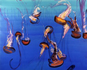 Méduses, 2012 (akril, vászon)