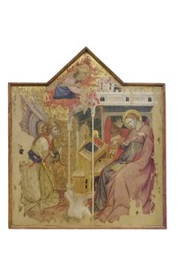 Annunciáció, 1396 körül (tempera, tábla) alkotó: Olivuccio Ceccarello di Ciccarello