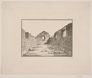 Templomromok Grönlandon. Illusztráció W.A. Grah. Kutatói kirándulás Grönland keleti partvidékére alkotó: Oluf Olufsen Bagge