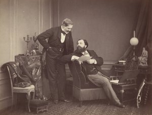 Louis Robert és Olympe Aguado, kb. 1860.