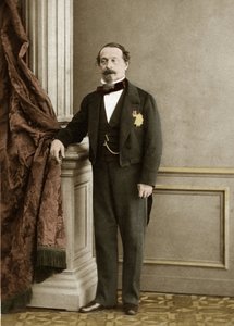 III. Napóleon portréja, Olympe Aguado de las Marismas (1827-1894) – későbbi színezés