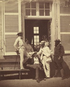Louis Robert néhány ismerőse, kb. 1860.