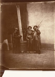 [The Artist, His Mother and Friends in Fishing Garb], kb. 1860.