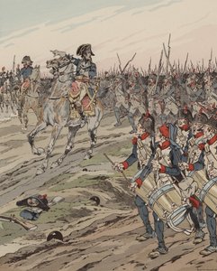 Napóleon Bonaparte, katonák! Ne feledje, hogy szokásom a csatatereken aludni alkotó: Onfray de Breville Job