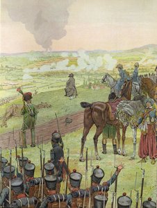 Napóleon dobon ül a bautzeni csatában, 1813. május 20-21.