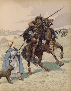 Szent Genevieve alkotó: Onfray de Breville Job