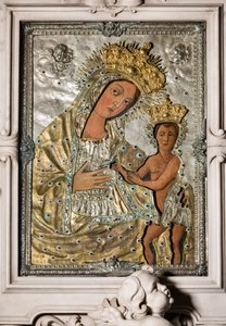 Madonna Odegitria - Ikon Rizával alkotó: Onofrio Palvisino da Monopoli