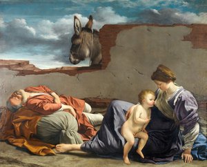 Pihenés az egyiptomi repülésen, 1615-1621.