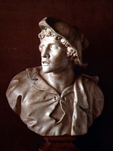 Bravo: Fiú kalappal, 1710 körül (márvány) alkotó: Orazio Marinali