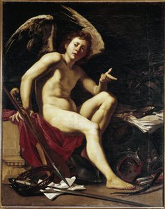 Győzelmes szerelem - Győzelmes szerelem - Orazio Riminaldi (1486-1630) festménye alkotó: Orazio Riminaldi
