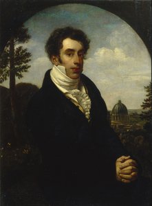 Alekszandr Mihajlovics Golicin herceg portréja 1798-1858, 1819 alkotó: Orest Adamovich Kiprensky
