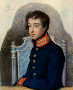 Alekszandr Pavlovics Bakunyin portréja, 1813, 1965.