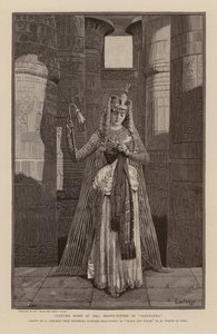 Cora Urquhart Brown-Potter jelmeze a Kleopátrában (metszet) alkotó: Oreste Cortazzo