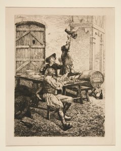 Vidéki jelenet: The Drinkers alkotó: Oreste Cortazzo