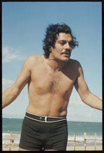 Omar Sharif a tengerparton