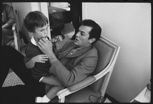 Tony Curtis lányával, Jamie Lee Curtisszel
