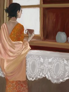 Csendes reggeli ablak alkotó: Osheensgallery
