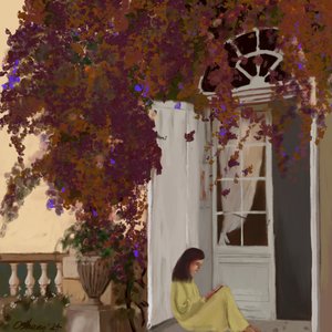 Nyugodt olvasás a kertben alkotó: Osheensgallery