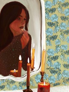 Lágy gyertyafény-visszatükröződés alkotó: Osheensgallery